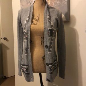 Hollister button down sweater size extra small
